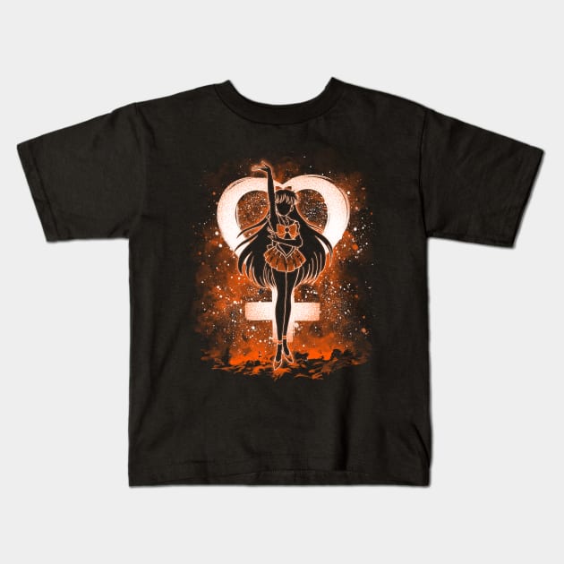 Warrior Venus Kids T-Shirt by alemaglia